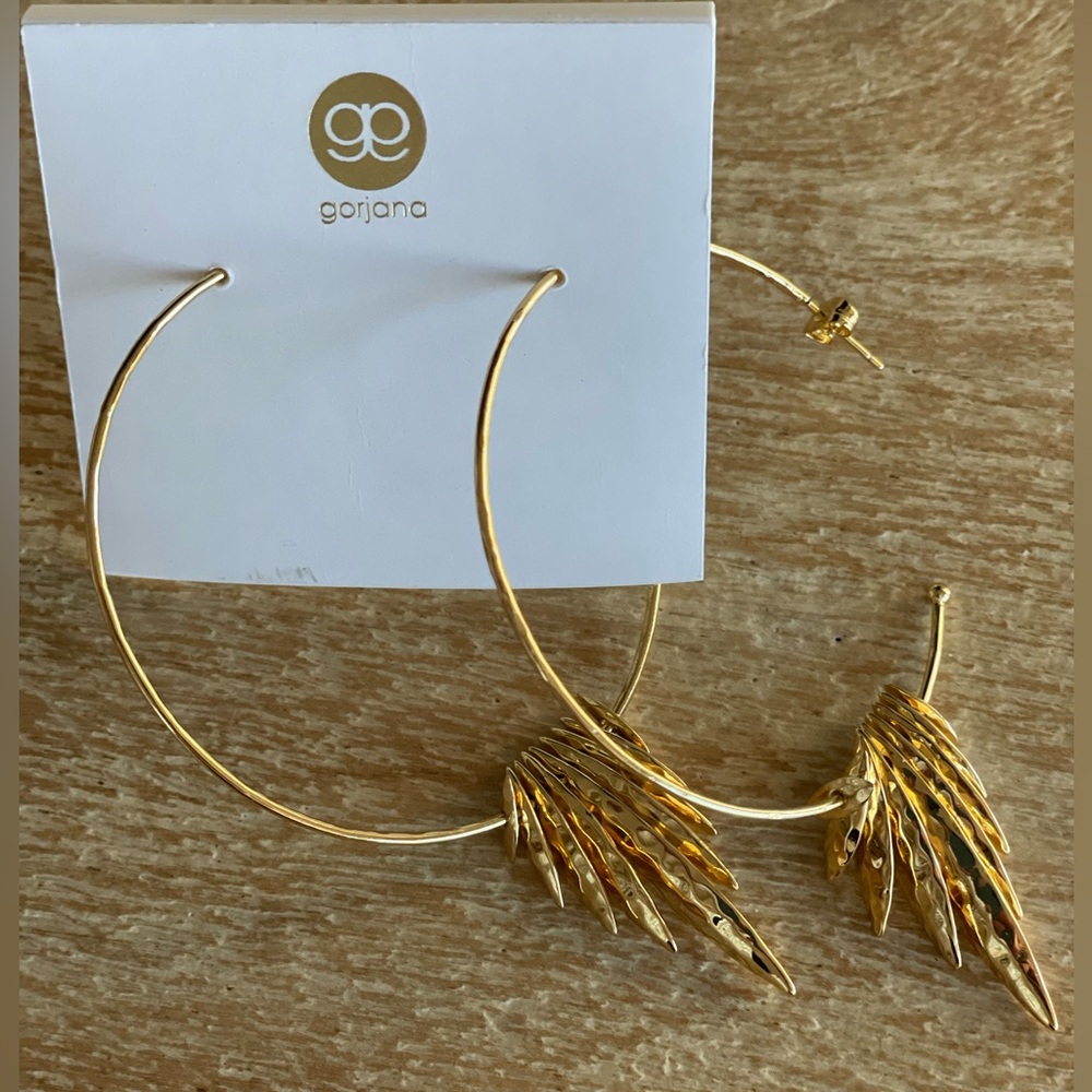 NWT Gorjana Nora fan earrings. - Picture 5 of 10